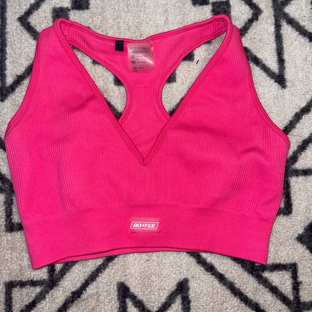 bo and tee sports bra